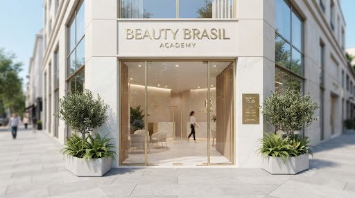 Beauty Brasil Atelier Interior round mirror and armchair