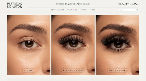 Tipos de extensiones de pestañas de seda